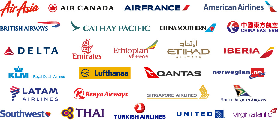 AirlineGift - FlightGift card for 450 Airlines