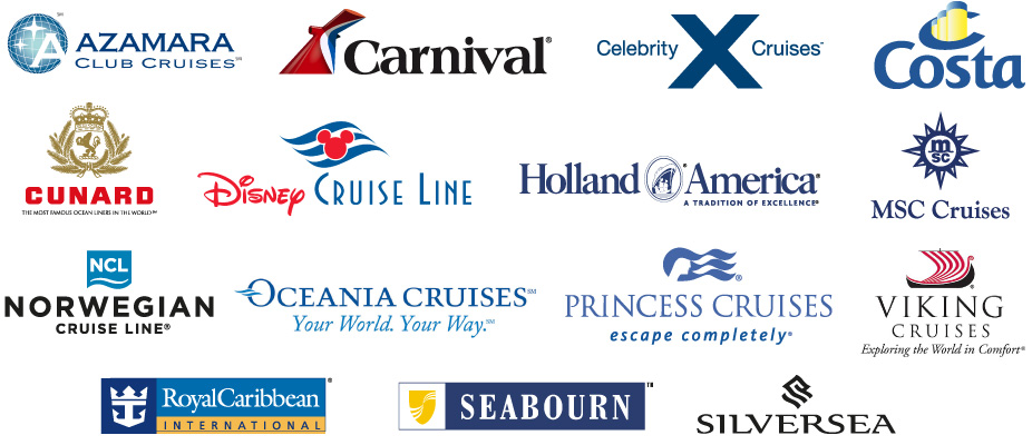 CruiselineGift - One gift card - 16 Cruise brands