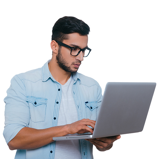 couple on laptop