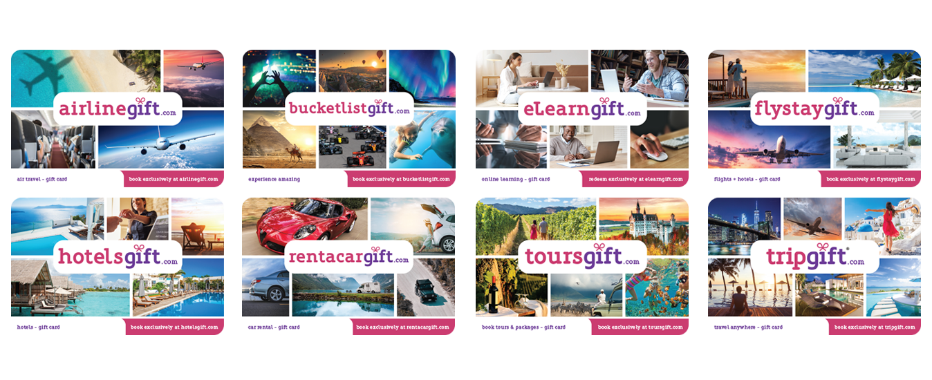 Travel Gift Cards - TripGift 8 brands 